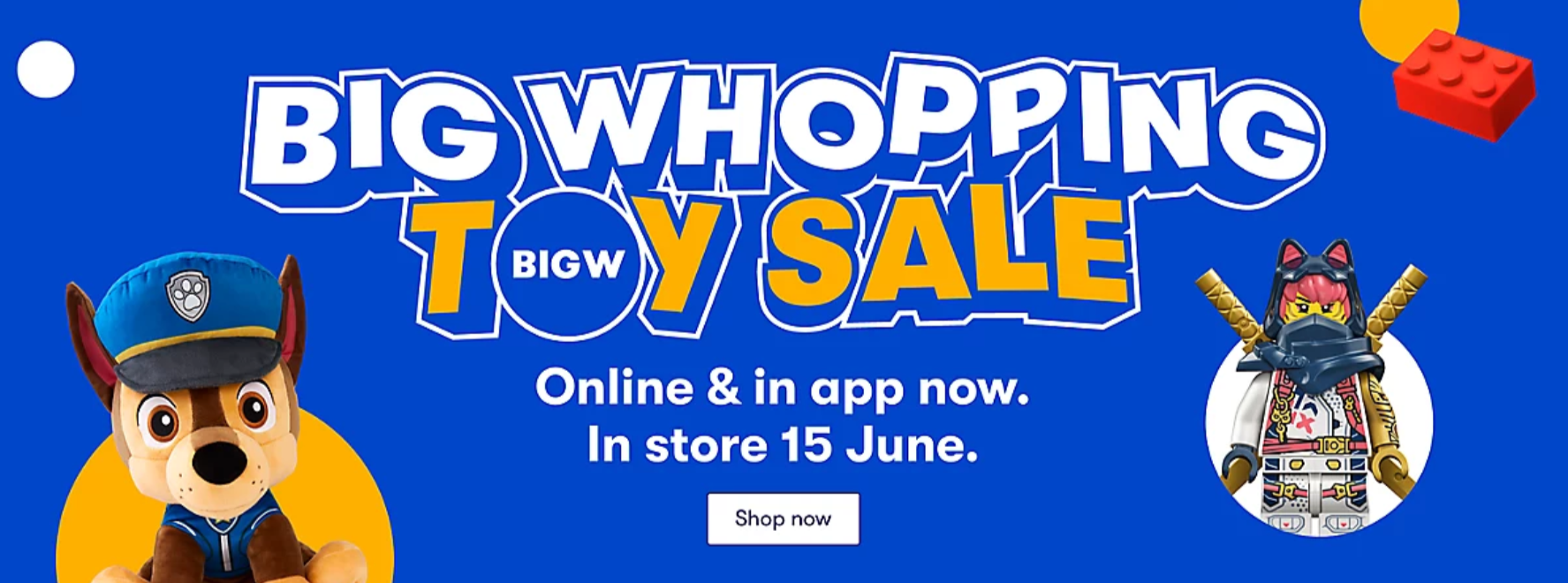 Big Whopping Toy Sale Live Now Online (In store June 15th)