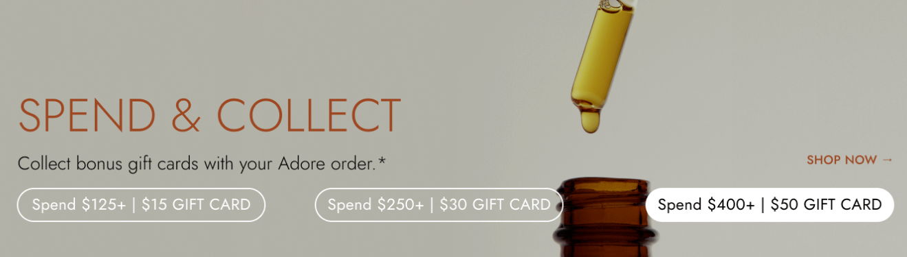 Spend & collect up to $50 gift card on vegan products asap, Aveda, ELF, The Ordinary, K18 and more