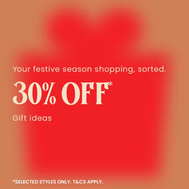 30% OFF Festive Season on select vegan certified fashion, beauty, shoes & accessories at The Iconic