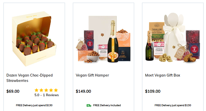 Edible Blooms Vegan Hampers -get extra 15% OFF + 8 bonus chocolates with coupon