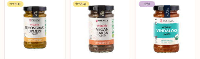 Get 15% OFF Mekhala vegan range at GoodnessMe