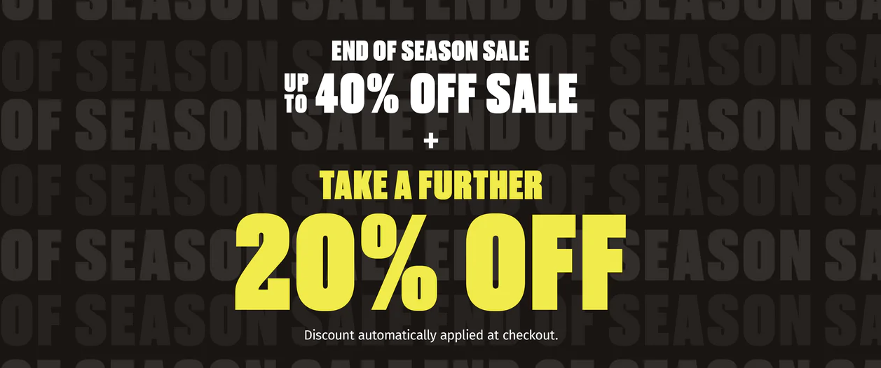 Up to 40% OFF + Further 20% OFF on End of Season sale styles @ 2XU