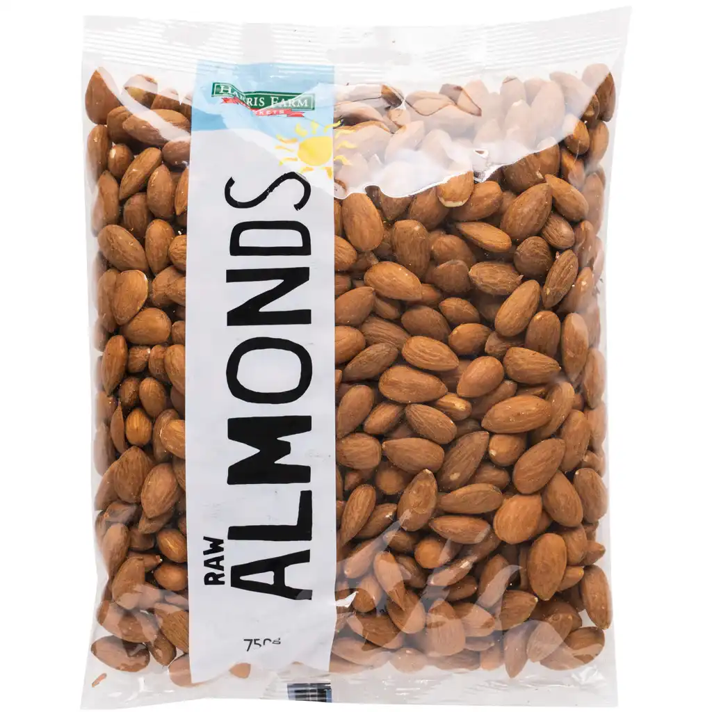 Almonds Raw 750gm for $7.99 in store and online @ Harris Farm