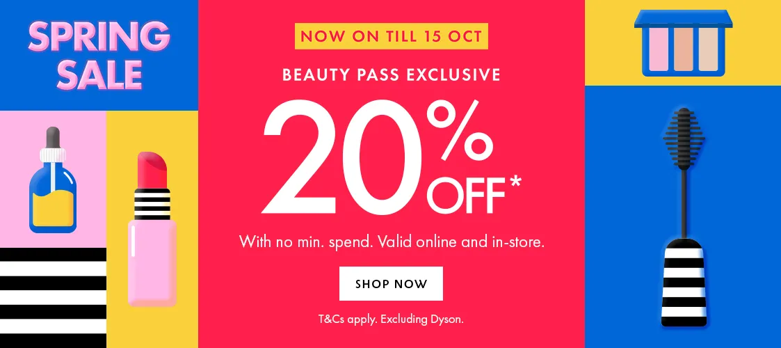 Sephora - 20% OFF storewide discount with no min spend for 3 days only. In-store and online.