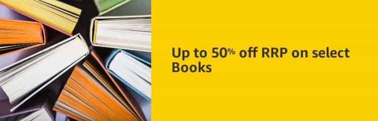 Amazon books monthly deals up to 50% OFF RRP on fiction, non-fiction  & children's
