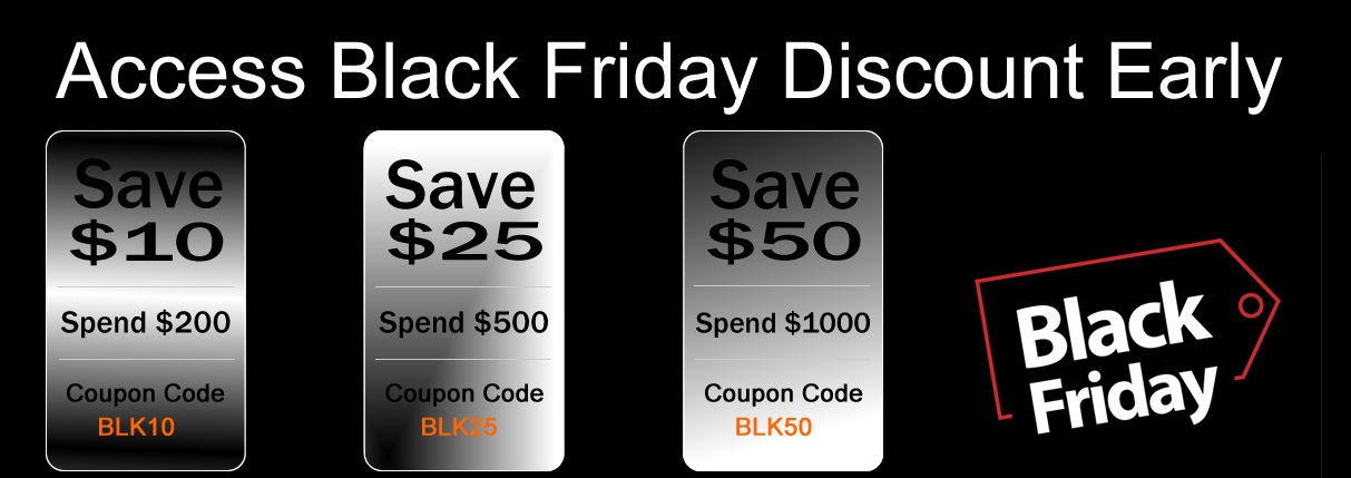 Spend & save extra up to $50 OFF at Black Friday sale with coupon codes