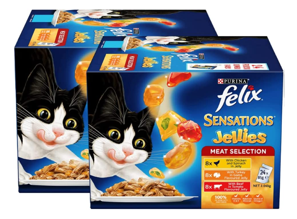 FELIX Sensations Jelly Meaty (48x85g) $36.32 delivered @ Amazon