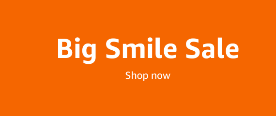 Amazon Big Smile Sale - Up to 75% OFF on toys, fashion, books, electronics, & more