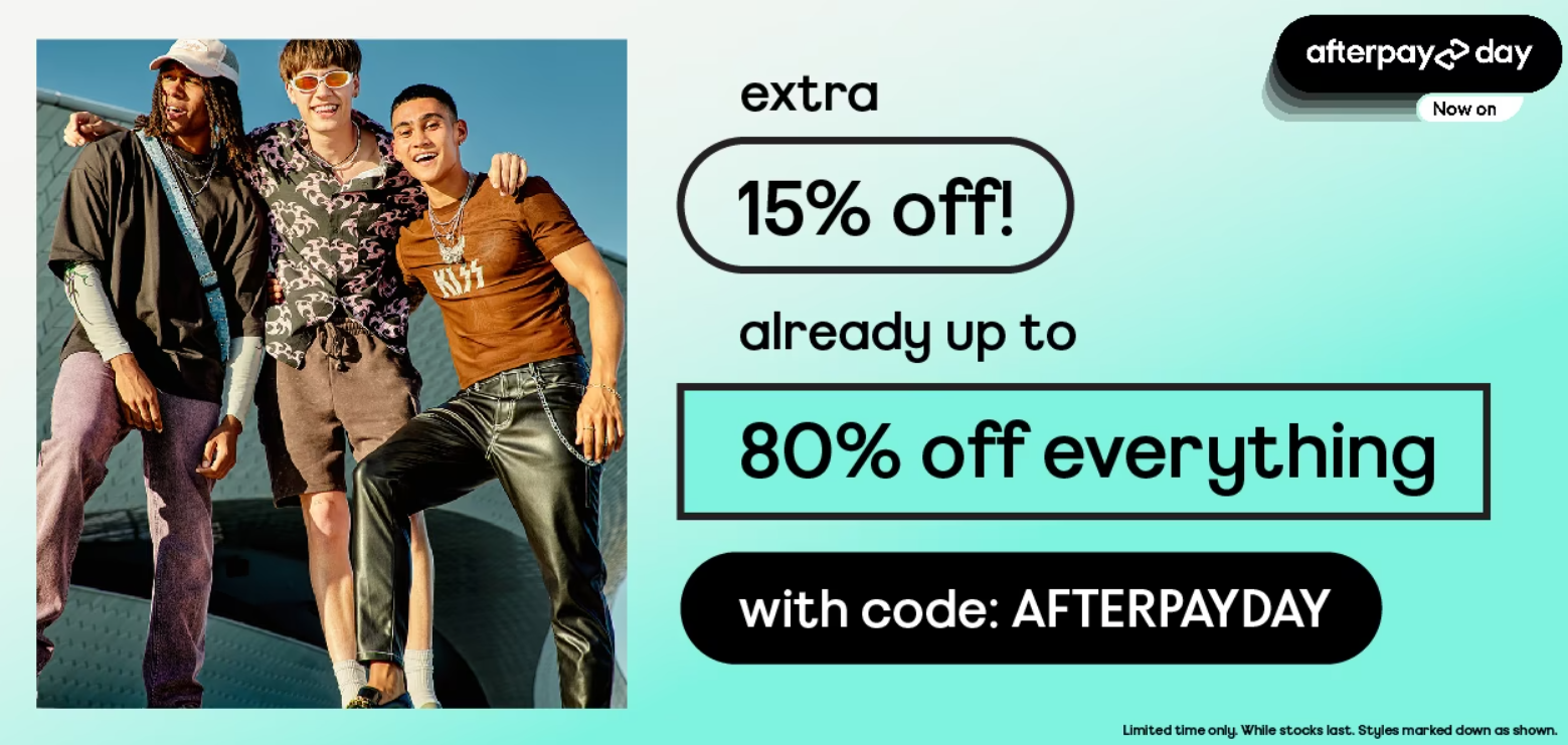 ASOS up to 80% OFF everything plus extra 15% OFF with promo code