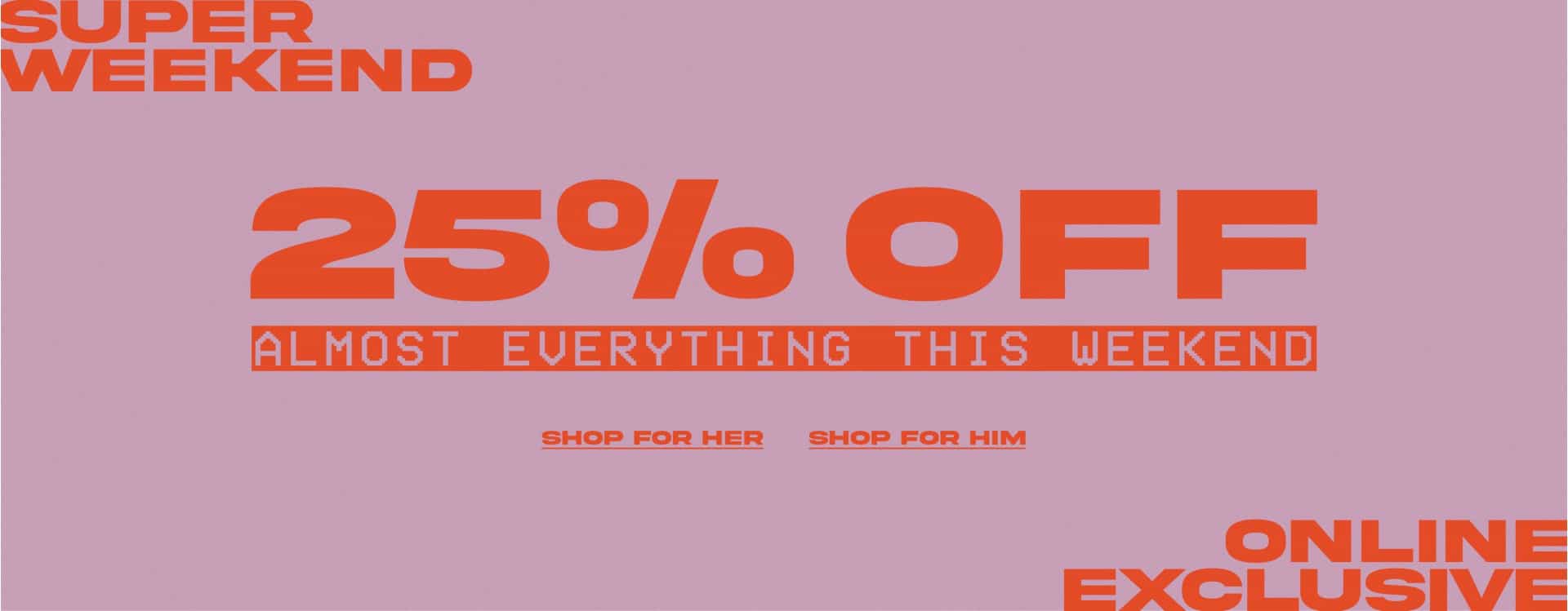 25% OFF on almost everything at Betts