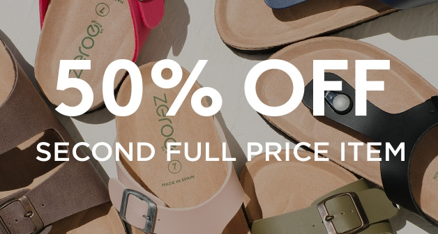 Betts Shoes 50% OFF on second full priced item for men and women