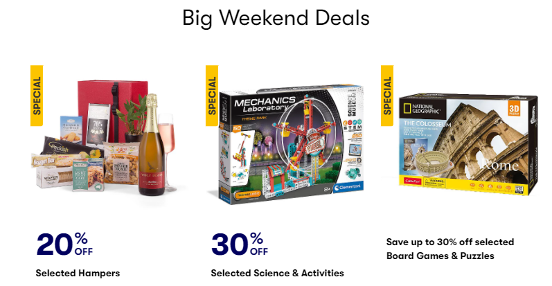 Big W Weekend Deals up to 50% OFF on gaming, baby wear, health & beauty & more