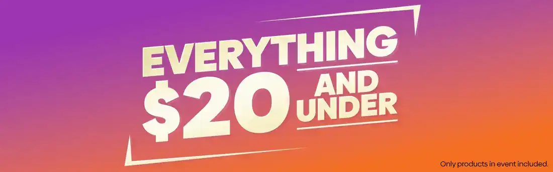 Catch Everything $20 and under from electronics, games, appliances, toys, & more