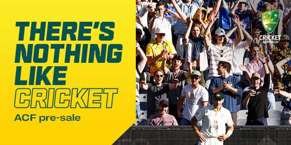 [Live on 18th July]Get first access to tickets through ACF International CricketPre-sale for members