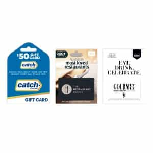 15% off Catch, The Restaurant Choice and Gourmet Traveller Restaurant gift cards at Coles
