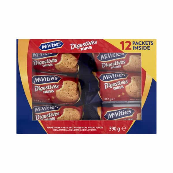 NEW @ Coles: McVities Multipack Mini Biscuits Digestives Plain | 390g for $5