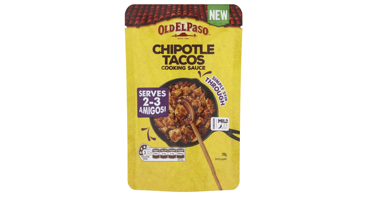 NEW @ Coles: Old El Paso Chipotle Taco Cooking Sauce | 170g $4.5