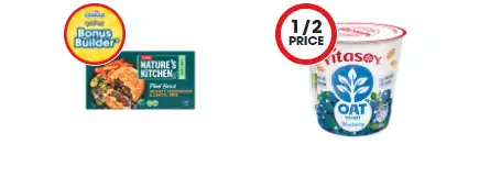 Coles Vegan Catalogue specials & 1/2 price for this week, from Wed 20th Mar