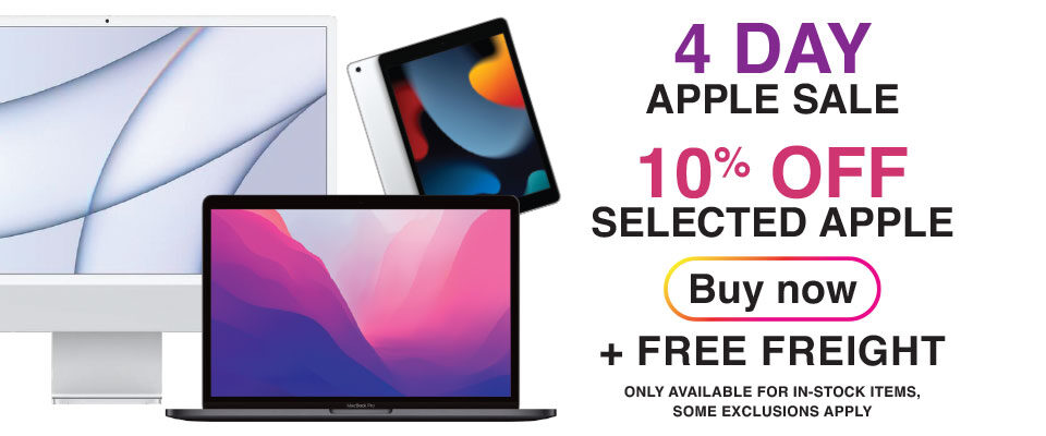10% OFF selected Apple + Free shipping with coupon at Computer Alliance
