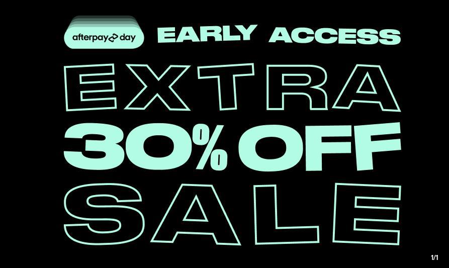 Converse Afterpay Early Access - Extra 30% OFF all sale & select full price items with coupon
