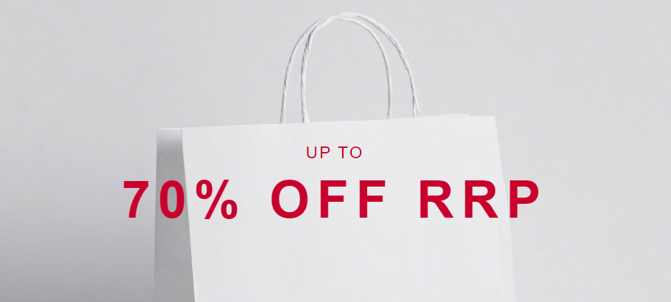 Save up to 80% OFF RRP on outlet styles
