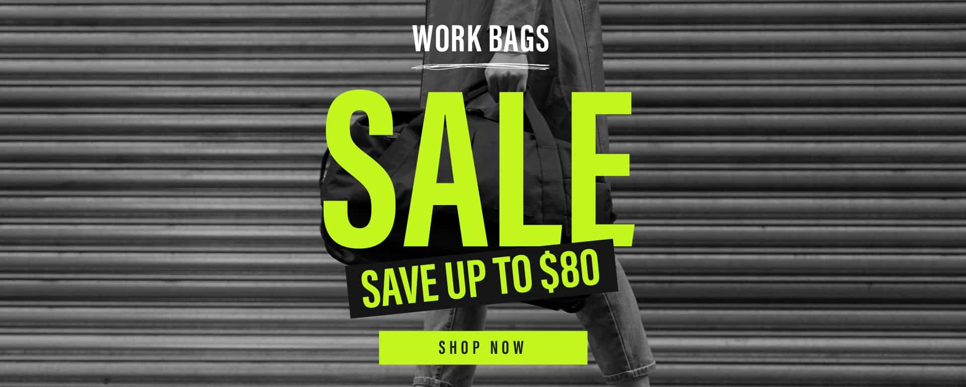 Save 30% OFF(Up to $80) on Work bags