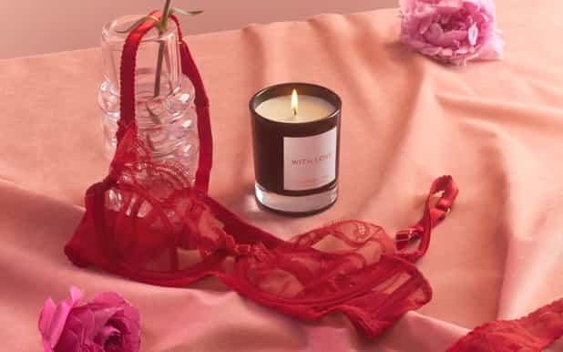 Receive With Love candle when you spend $150 or more with promo code at David Jones