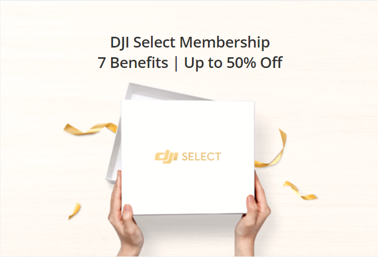 Save up to 50% OFF on DJI select membership