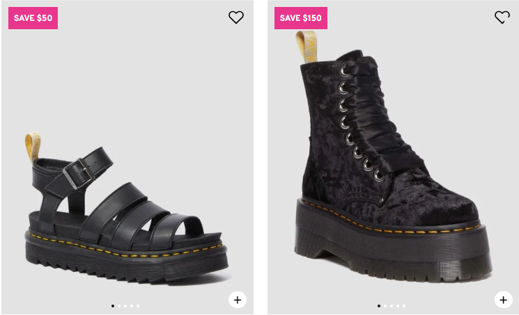 Save up to 40% OFF vegan boots, sandals & shoes at Dr Martens