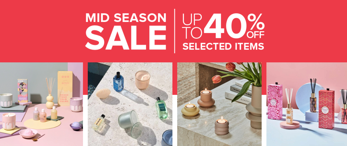 Save Up to 40% off Selected Items