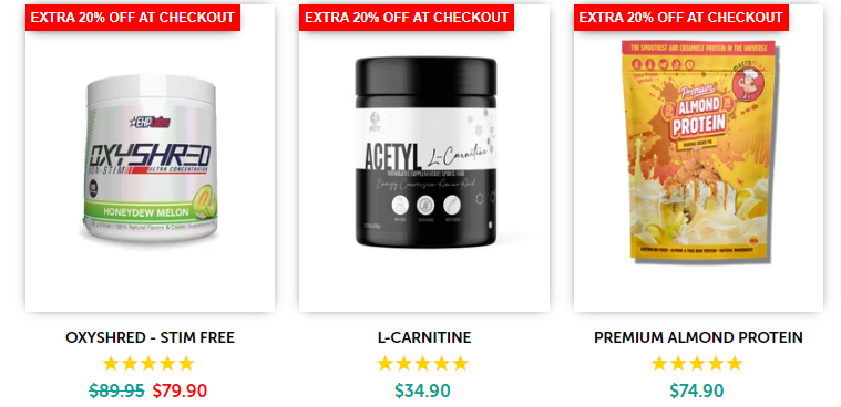 Get 20% OFF on almost all vegan supplements at Elite Supps