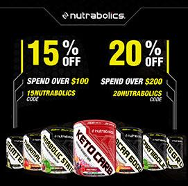 Spend & Save - Up to 20% OFF on Nutrabolics