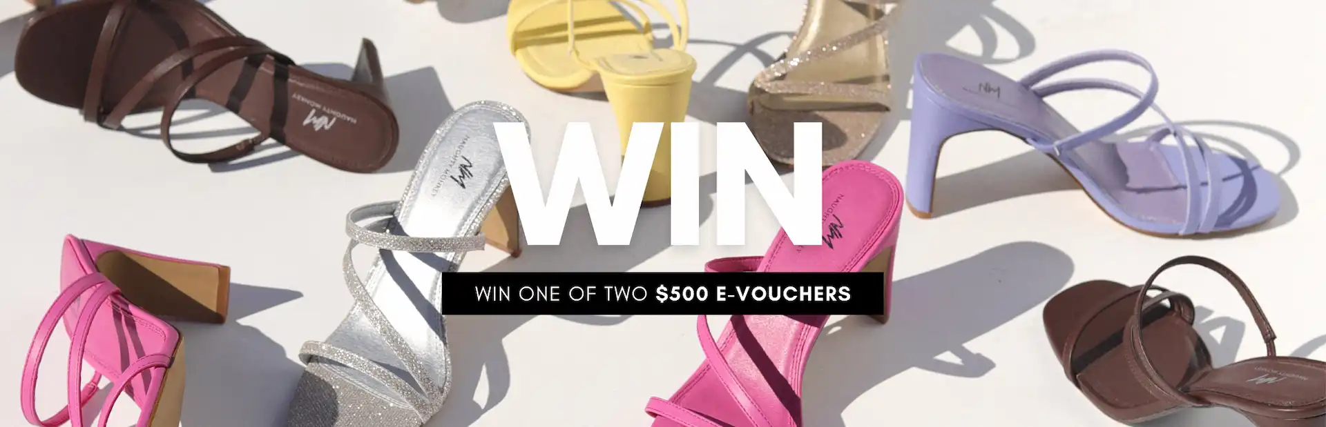 Get a chance to Win one of two $500 e-vouchers by registering at Famous Footwear