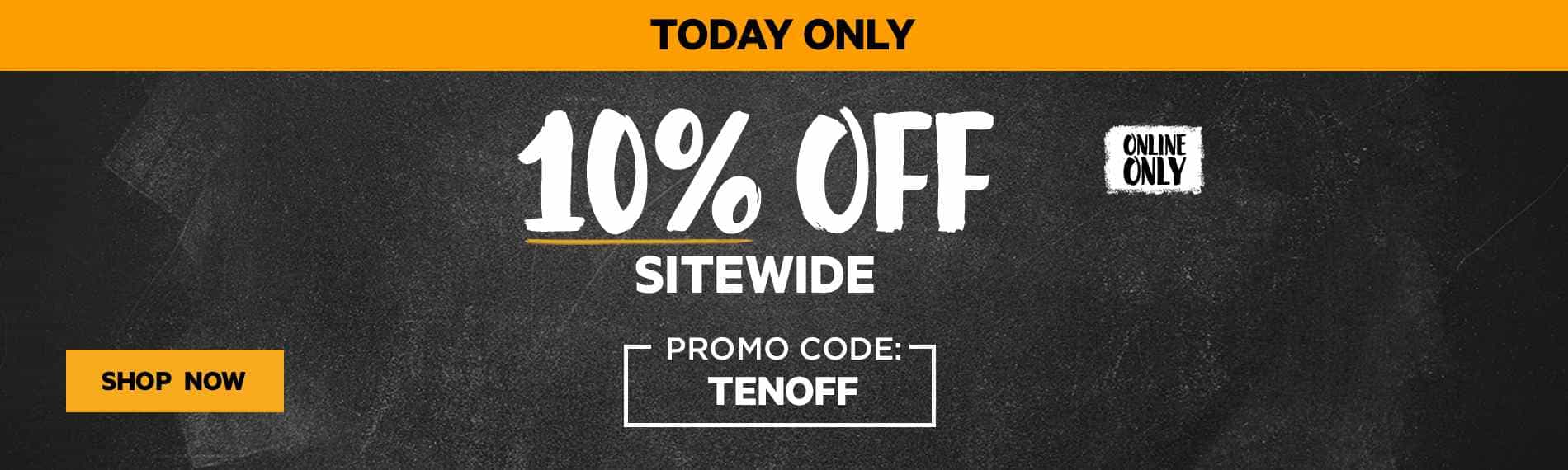 10% OFF sitewide