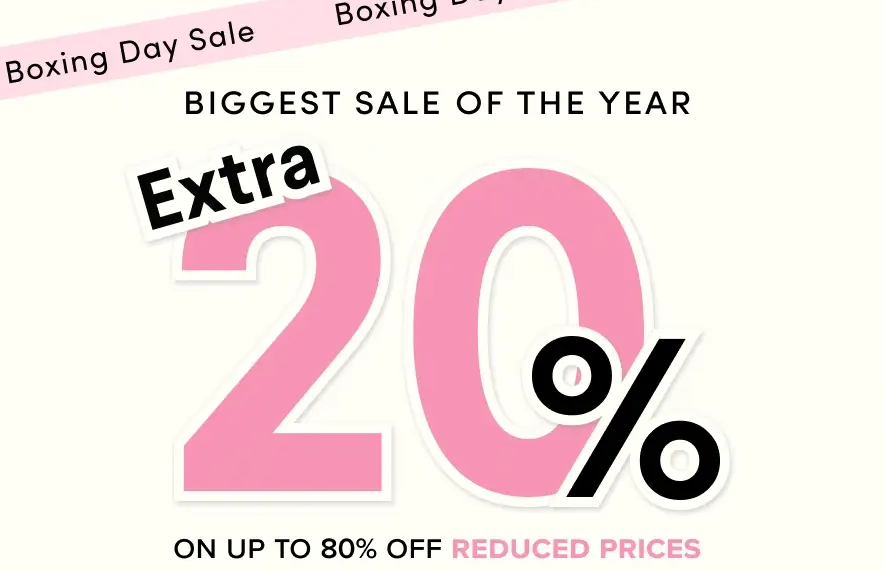 Fresh Beauty Co.Boxing Day sale - Extra 20% OFF on all vegan products. Already reduced up to 80% OFF