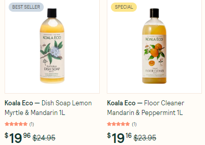 Save 20% OFF Koala Eco body care and cleaning products