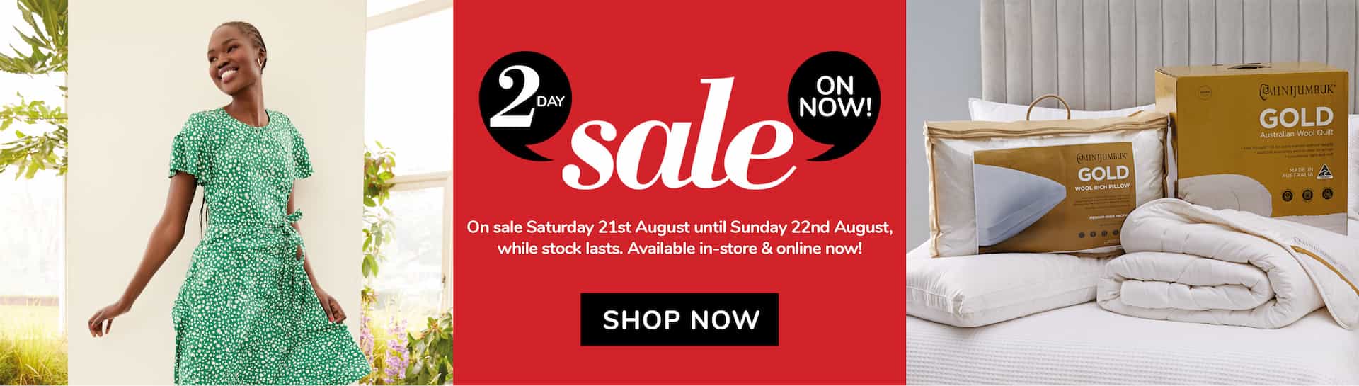 2 Day sale - Up to 50% OFF on clothing, footwear, kitchenware & more
