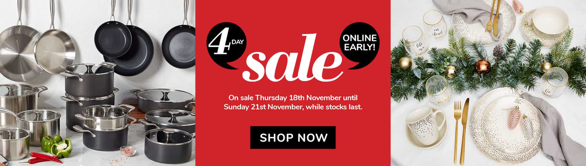 4 Day sale - Up to 50% OFF on clothing, appliances, footwear & more at Harris Scarfe