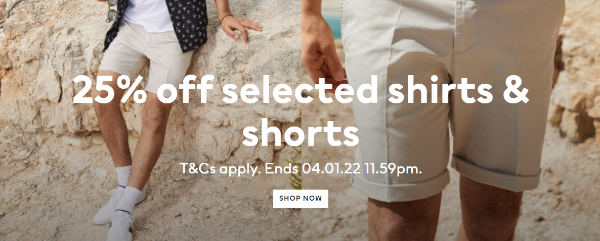 H&M up to 25% OFF full-price women dresses, shorts, kids styles