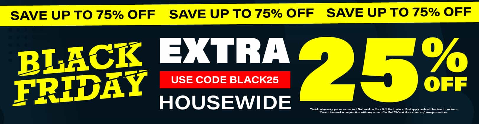 House Black Friday sale up to 75% OFF + extra 25% OFF with coupon. Save on cutlery, knives, & more