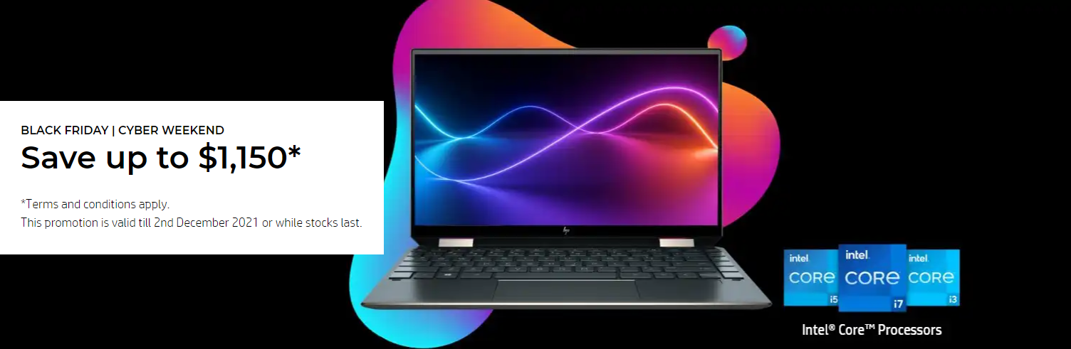 HP Cyber Week up to $1150 OFF on select products including laptops, desktops, accessories & more