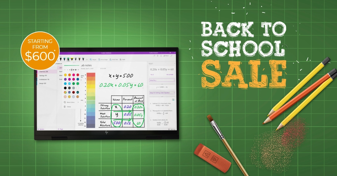 HP's Back to School sale: Save up to 35% OFF on select laptops & desktops