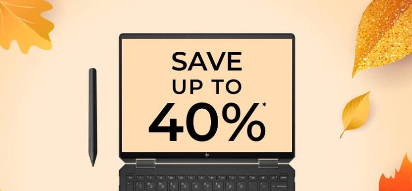 HP Autumn sale - Save up to 40% OFF laptops & desktops