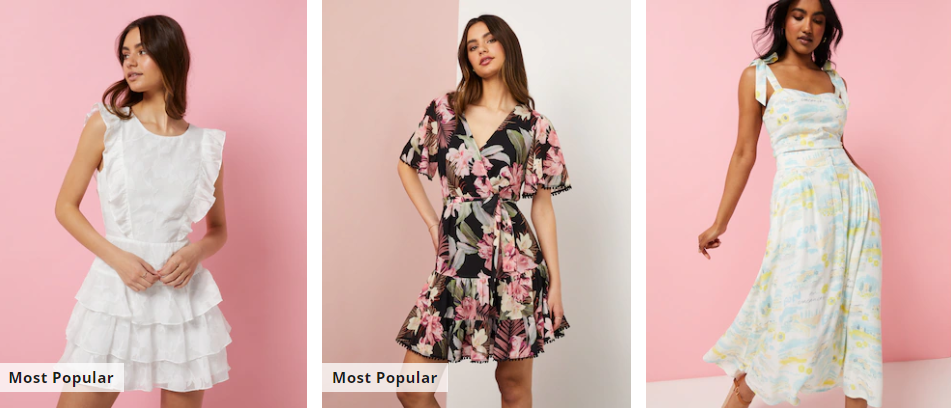 40% OFF all dresses & playsuits(160+ styles), 30% OFF full price styles @ Dotti