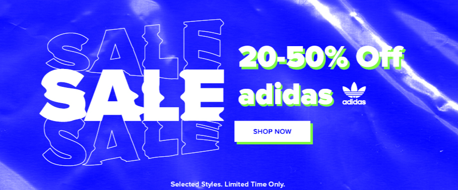 25-50% OFF on Adidas & Nike styles
