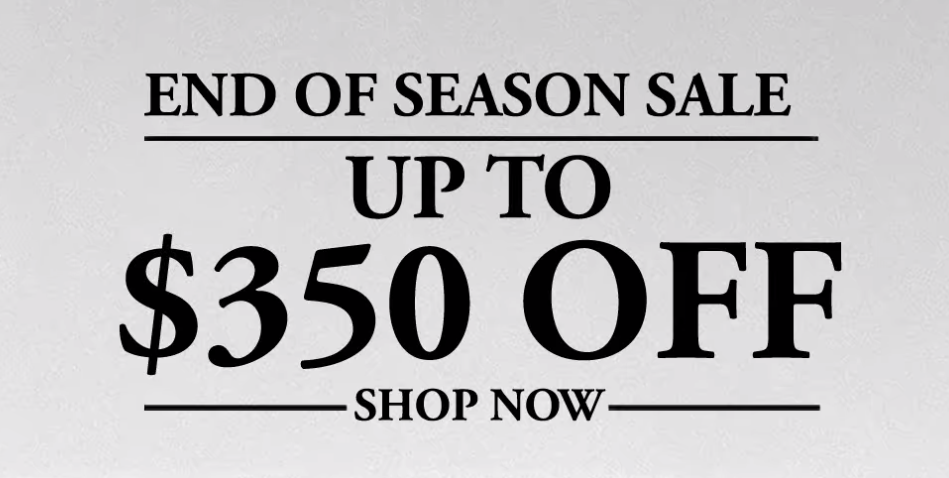Up to $350 OFF on End of Season sale at Jack London