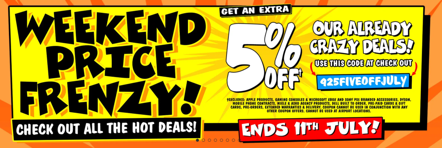 Extra 5% OFF on your order at JB HiFi