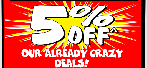 Shh, Exrta 5% OFF on already crazy deals with coupon at JB Hifi
