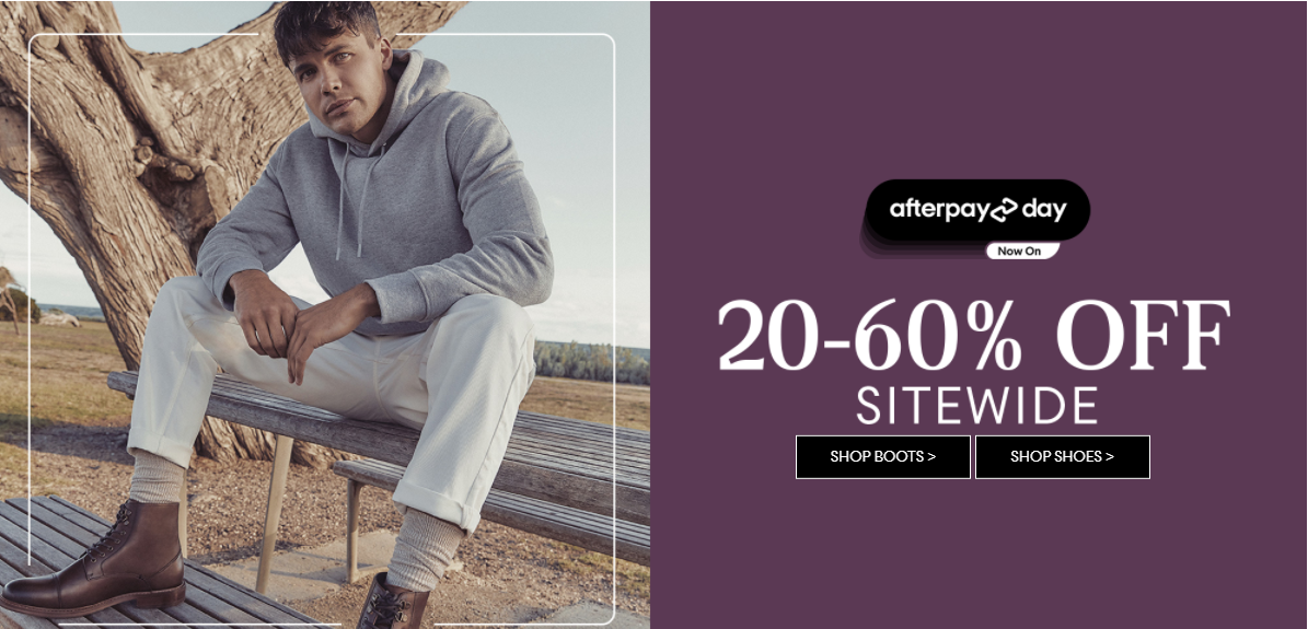 Afterpay Day sale - 20-60% sitewide