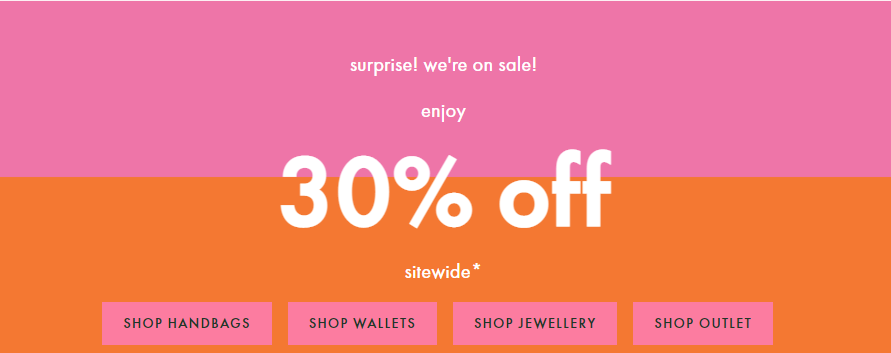 Save 30% OFF sitewide